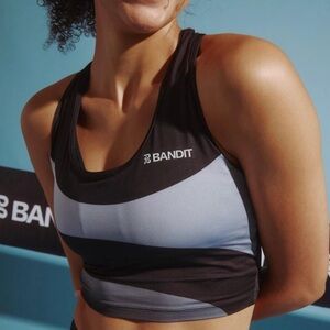 Bandit Airware Crop Singlet BLACK XS